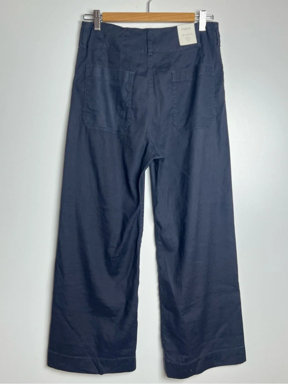 NWT Maeve Navy Linen Colette Pants